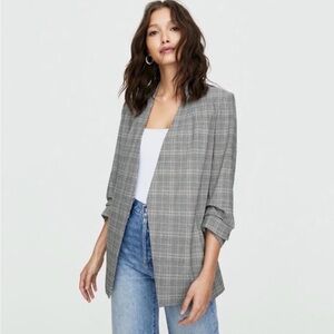 Babaton Power Blazer Plaid